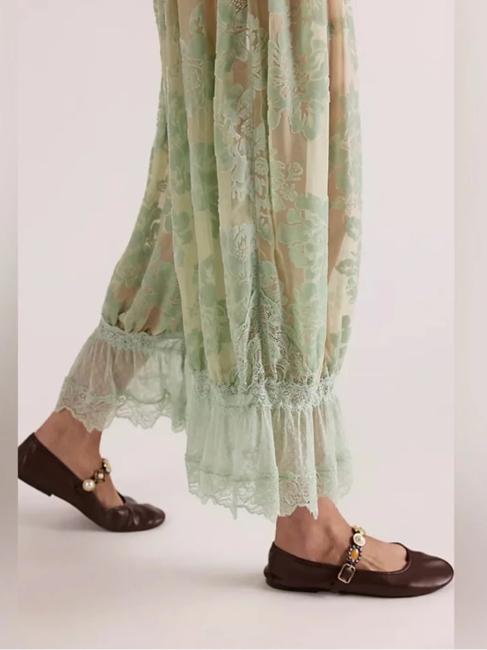 Free People Intimately Forever Young Burnout Bloomer Pants - Picture 4 of 8